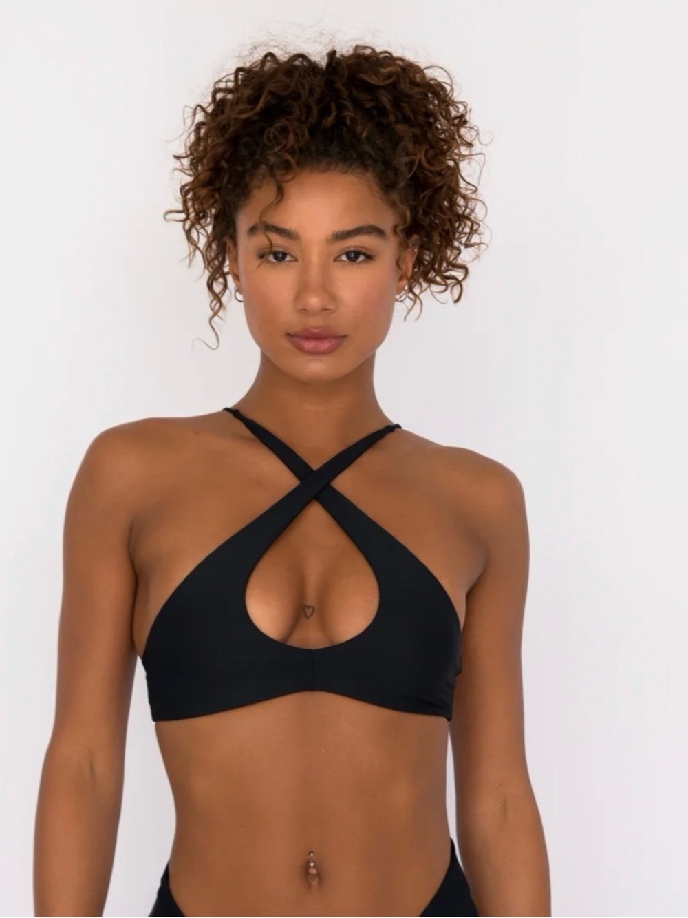 Skatie Black Bikini Top